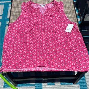 Croft & Barrow Pink Floral Top